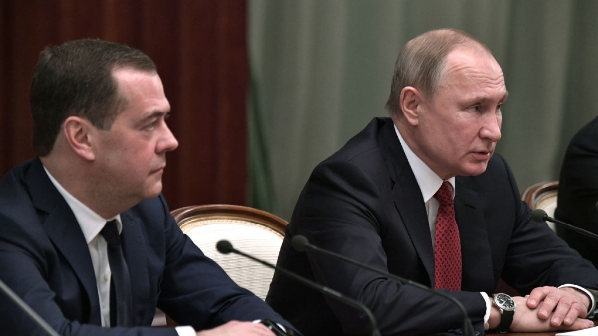 Dmitri Medwedew hat sich im Ukraine-Krieg als treuer Putin-Propagandist in Stellung gebracht. (Foto)