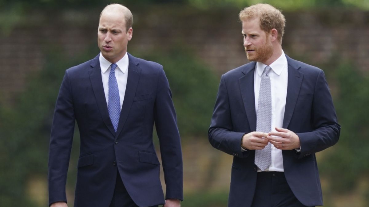 Bei den Prinzen William und Harry hängt seit geraumer Zeit der Haussegen schief. (Foto)