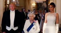 Auch Donald und Melania Trump nehmen Abschied von Queen Elizabeth II.