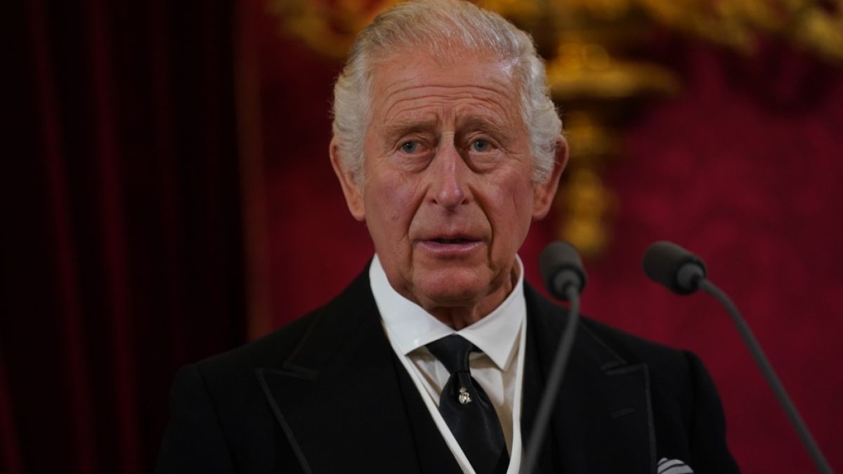 König Charles III. ist virtuell umgezogen. (Foto)