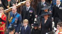 Prinz Harry und seine Nichte Prinzessin Charlotte trösteten sich bei der Beerdigung der Queen.