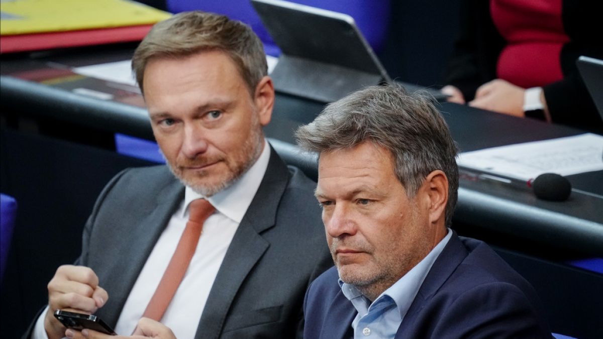 Showdown im Gas-Krimi zwischen Christian Lindner und Robert Habeck. (Foto)