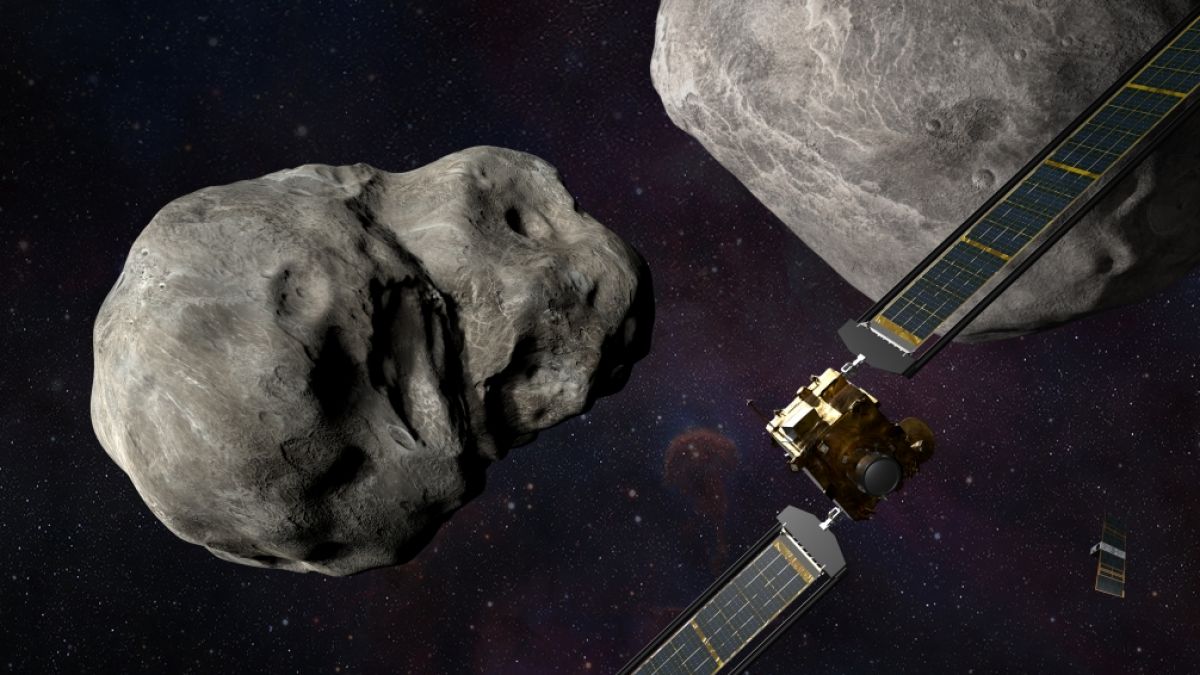 Am 26. September soll erstmals eine Sonde der US-Raumfahrtbehörde direkt und absichtlich in einen Asteroiden krachen und dadurch dessen Flugbahn verändern. (Foto)