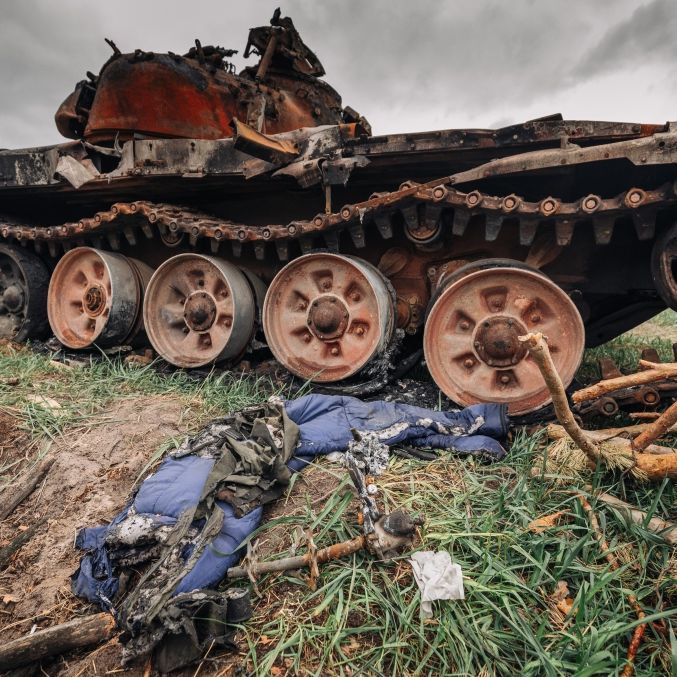 Wladimir Putin verliert immer mehr Panzer im Ukraine-Krieg.