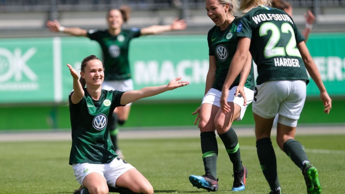 Die Fußball-Damen von VfL Wolfsburg kämpften in der UEFA Women's Champions League jetzt um den Sieg im Finale. (Foto)