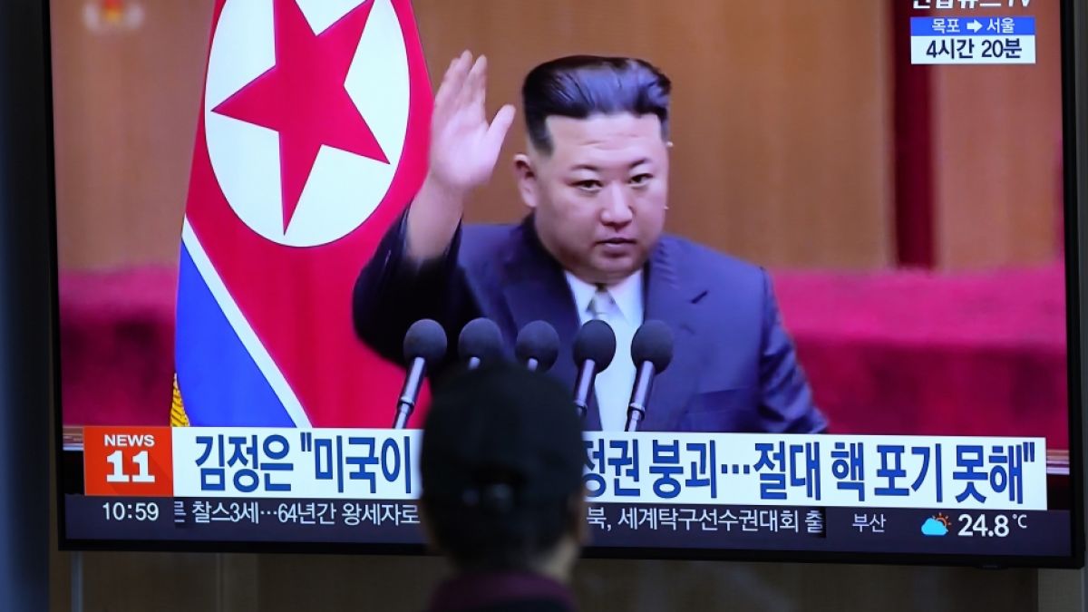 Nordkorea-Diktator Kim Jong-un hat erneut einen Raketentest gestartet. (Foto)