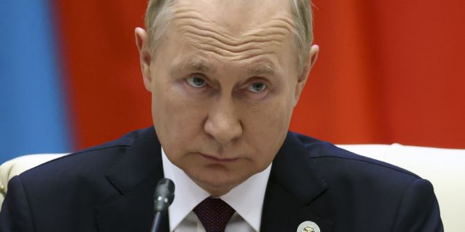 Wladimir Putin wütet