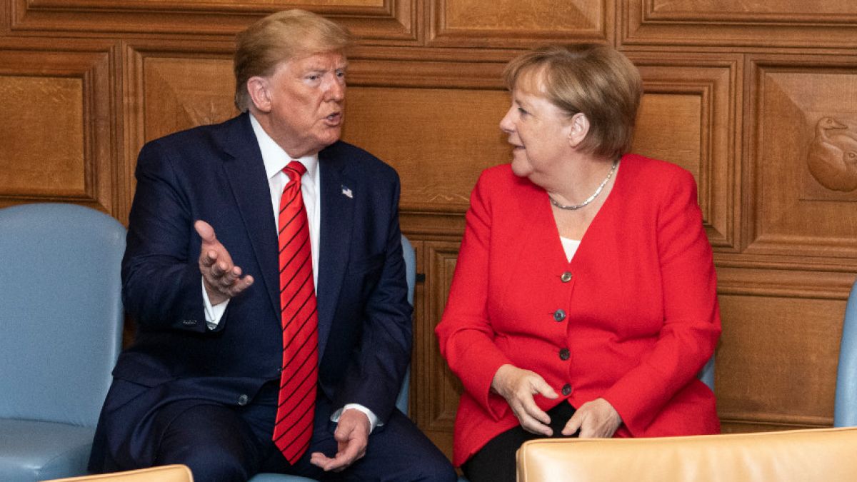 Donald Trump soll Angela Merkel mehrfach beleidigt haben. (Foto)