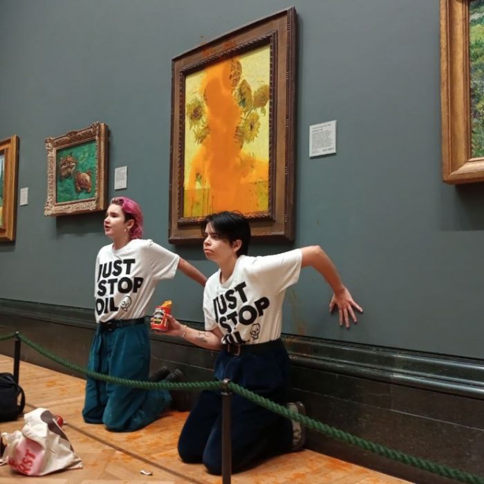 Tomatensuppen-Wurf! 84-Millionen-Euro-Gemälde von Van Gogh verschandelt
