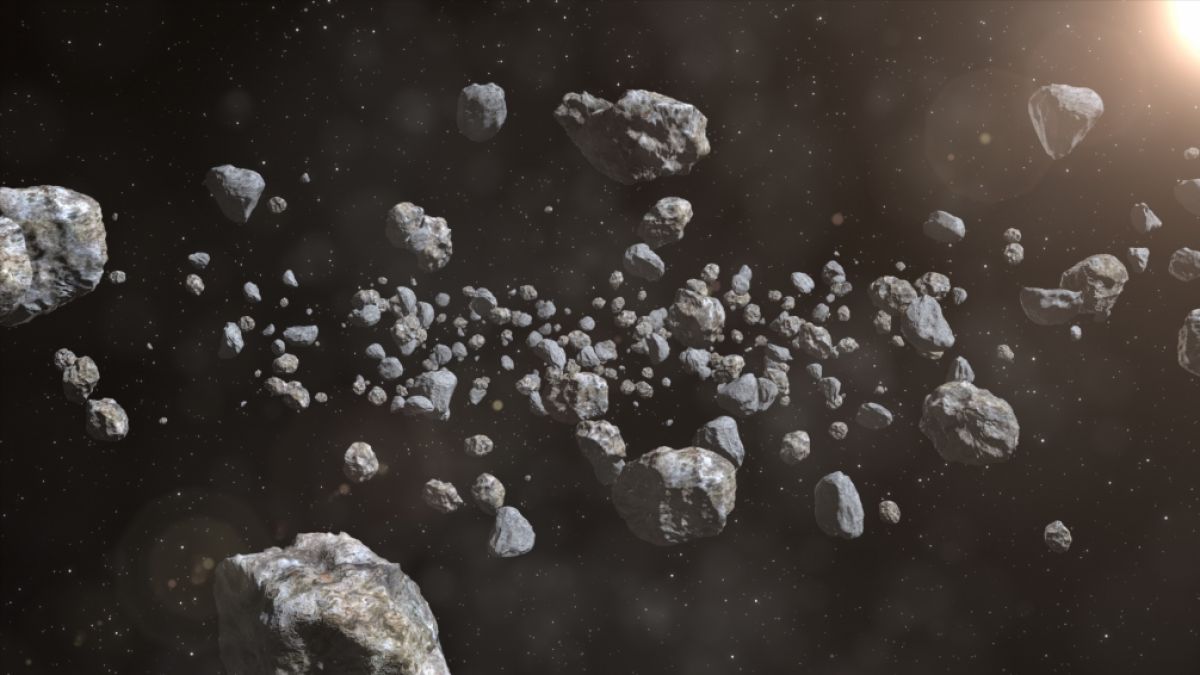 Bis zum Wochenende sollen zahlreiche Asteroiden in Erdnähe gelangen. (Foto)