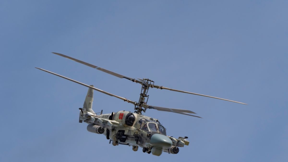 Russland soll ein Viertel seiner Kampfhubschrauber Ka-52 verloren haben. (Foto)