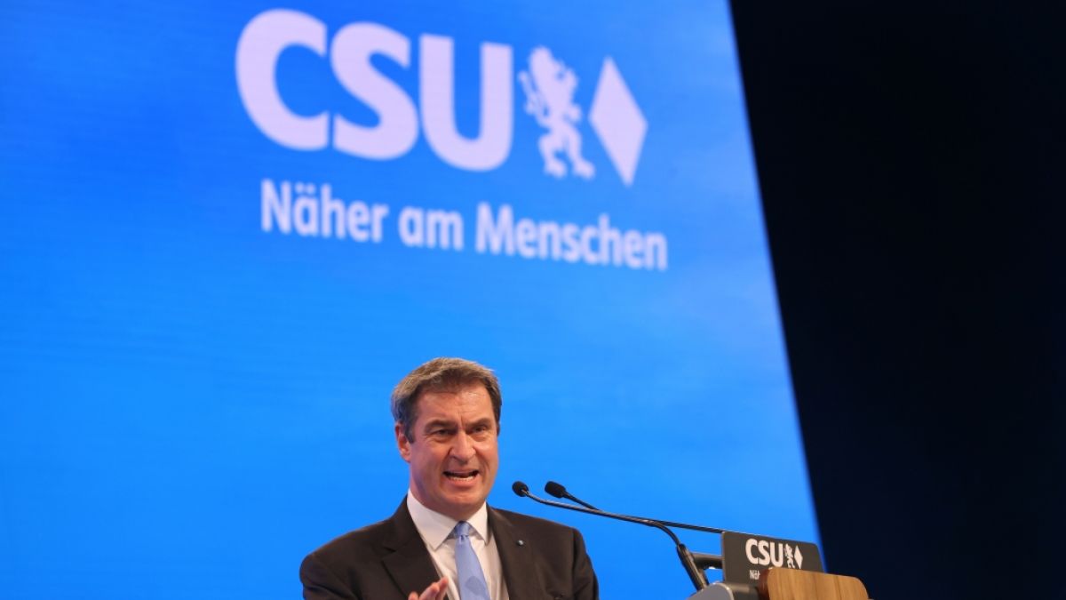 Markus Söder will seine Wahlsieg mit Attacken gegen die Bundesregierung und Populismus sichern. (Foto)