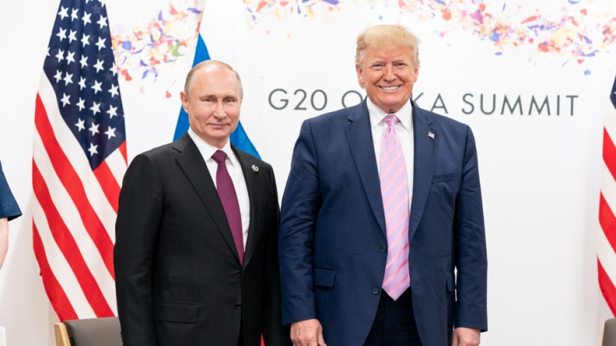 Russen danken Ex-US-Präsident Donald Trump im Staatsfernsehen. (Foto)