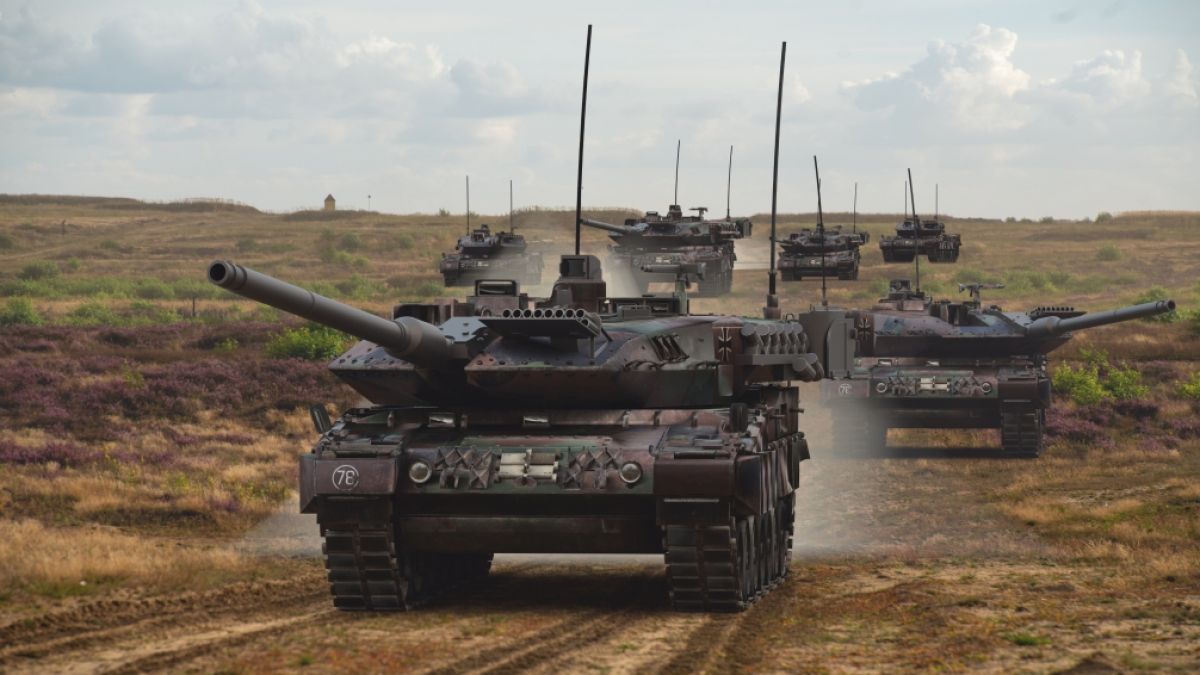 Die Ukraine bittet Deutschland um Leopard-Kampfpanzer. (Foto)