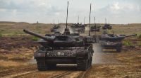 Die Ukraine bittet Deutschland um Leopard-Kampfpanzer.