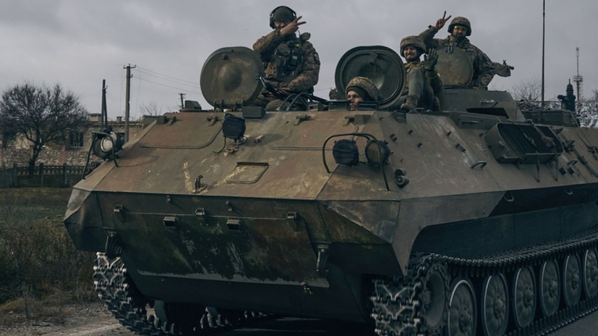 Die Ukrainer haben das vormals besetzte Cherson von der russischen Truppen befreit. (Foto)