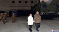 Kim Jong Un privat wie nie: Bei einem Raketenstart in Nordkorea zeigte sich der Machthaber erstmals mit seiner Tochter Kim Ju-ae.