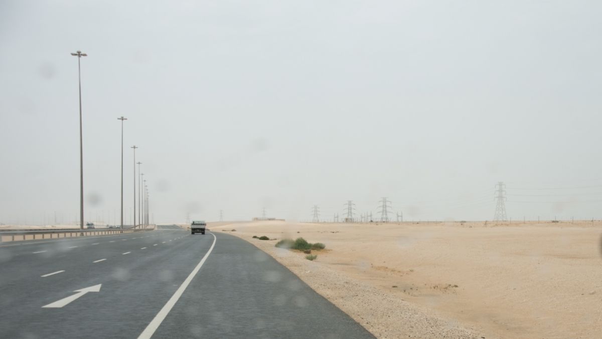 In Katar wurde ein Tornado gesichtet. (Foto)