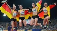 Ein Sporthighlight 2022: Bei den European Championships in München gewann die deutsche 4x100-Meter-Staffel der Frauen im August Gold.