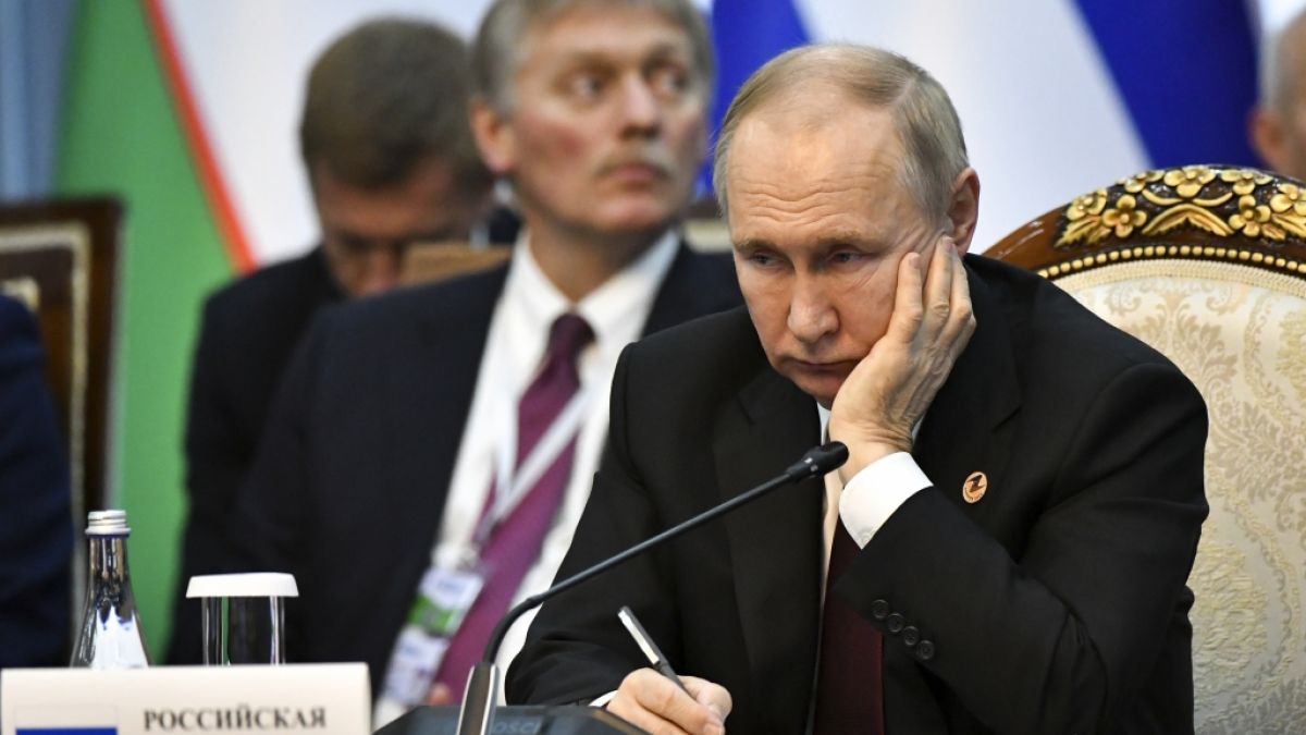 Wladimir Putin ist über die neuesten Entwicklungen im Ukraine-Krieg nicht erfreut. (Foto)