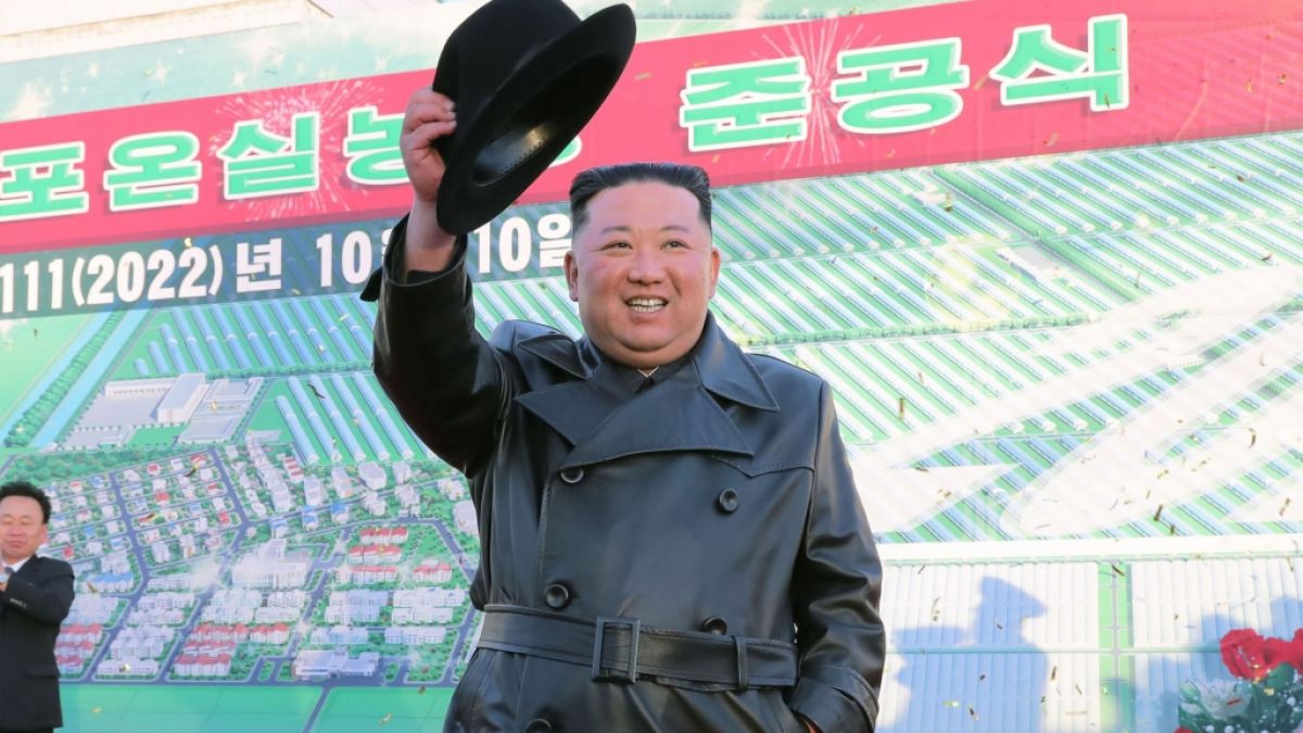 Kim Jong-un sorgte auch im Jahr 2022 wieder für reichlich Schlagzeilen. (Foto)