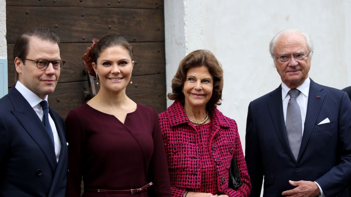 Prinz Daniel, Kronprinzessin Victoria, Königin Silvia und König Carl Gustav von Schweden sorgten 2022 wieder für Schlagzeilen. (Foto)