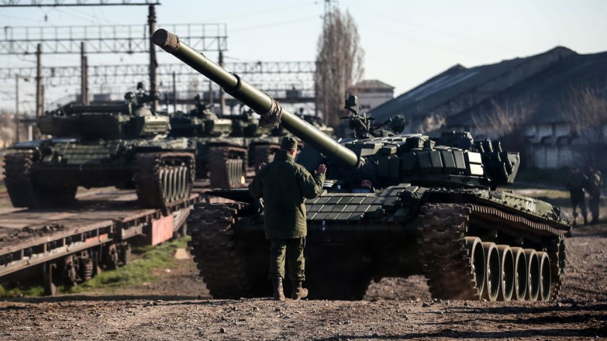 Eine russische Drohne verfehlte einen ukrainischen T-72-Panzer. (Symbolfoto) (Foto)