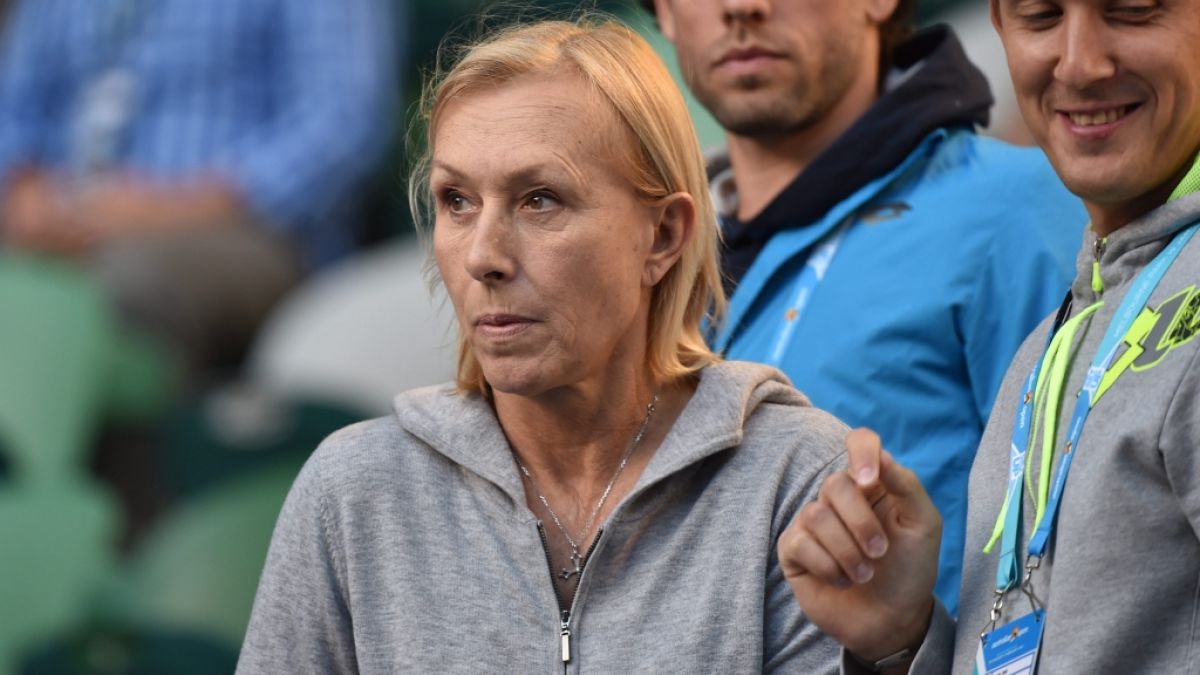 Tennisprofi Martina Navratilova ist an Kehlkopf- und Brustkrebs erkrankt. (Foto)