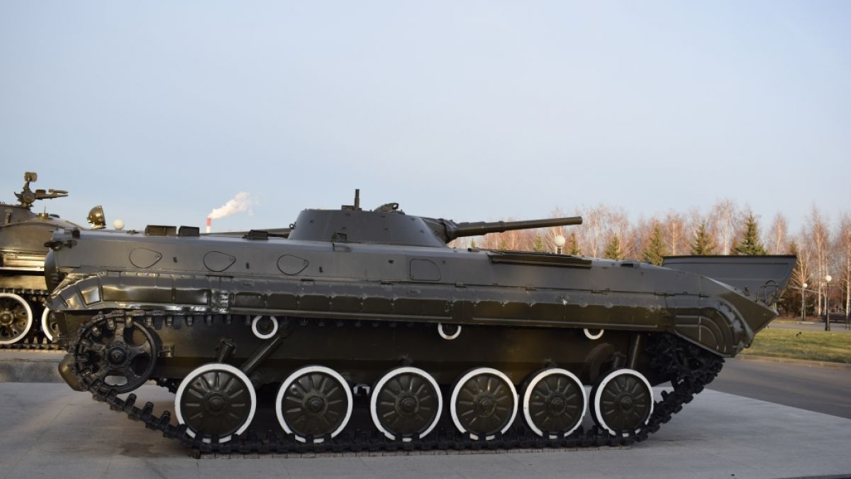 Ukrainische Streitkräfte sollen einen BMP-1 Schützenpanzer zerstört haben. (Symbolfoto) (Foto)