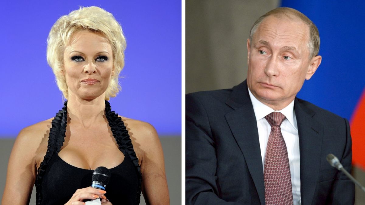 Wladimir Putin ist offenbar ein großer Fan von Pamela Anderson. (Foto)