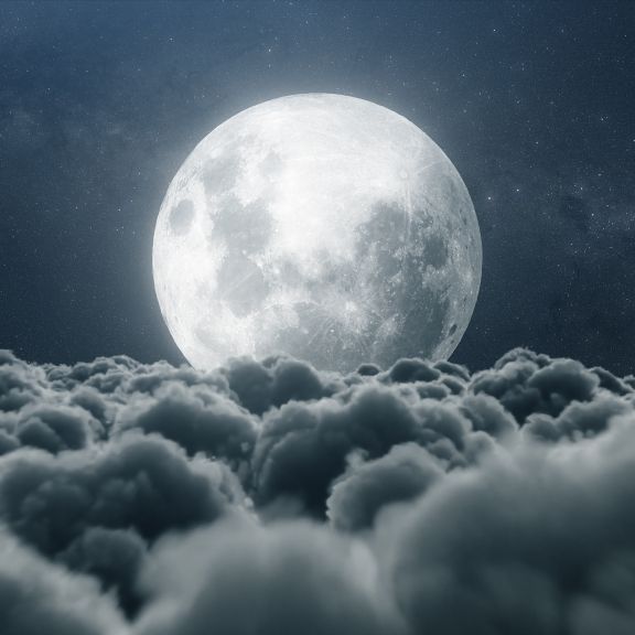 Beschwört der Februar-Mond einen Schneesturm herauf?