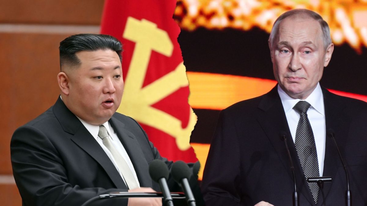 Kehrt Kim Jong-un nun Wladimir Putin etwa denn Rücken? (Foto)