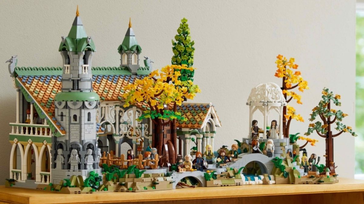 Das Lego-"Bruchtal" wartet mit zahlreichen Details auf. (Foto)