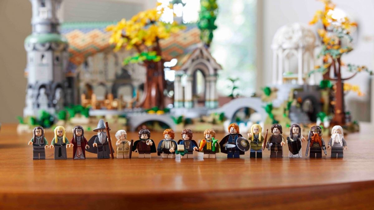 Das "Herr der Ringe Bruchtal"-Legoset enthält 15 Minifiguren. (Foto)