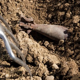 Hier in Pinneberg werden heute alte Fliegerbomben ausgegraben!