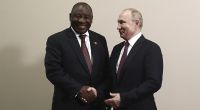 Der südafrikanische Präsident Cyril Ramaphosa und Kreml-Chef Wladimir Putin im Oktober 2019.