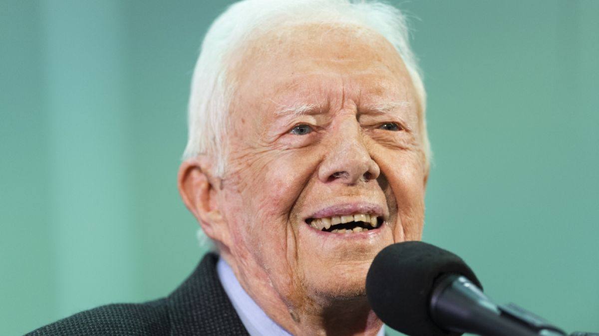 Der frühere US-Präsiden Jimmy Carter wird nach mehreren Klinikaufenthalten palliativ betreut. (Foto)