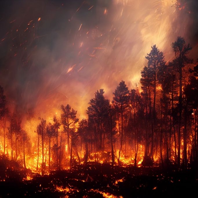 Waldbrand unter Kontrolle in Goldberg und Umgebung
