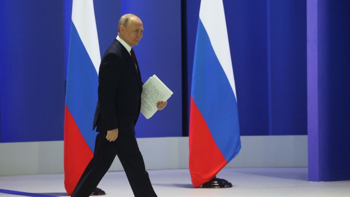 Wladimir Putin glaubt, dass der Westen Russland zerstören will. (Foto)