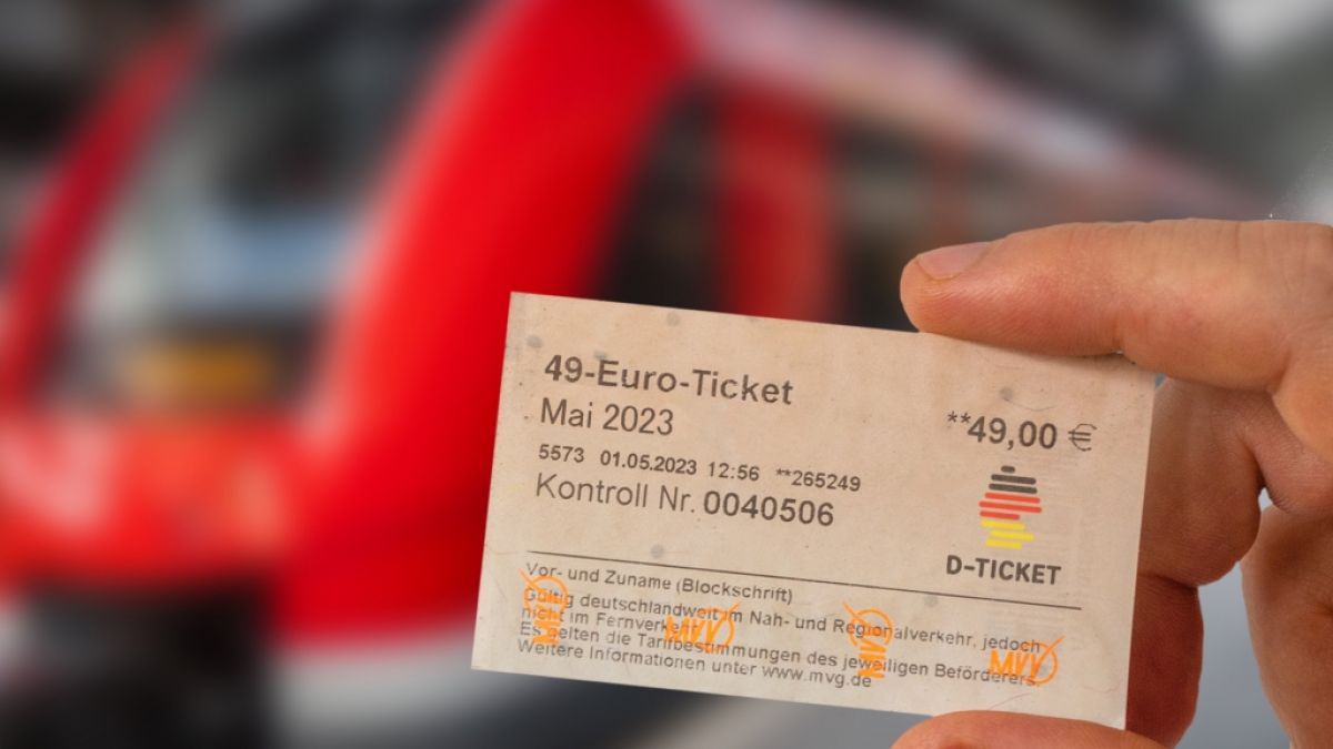 Das 49-Euro-Ticket steht wohl doch auf der Kippe. (Foto)