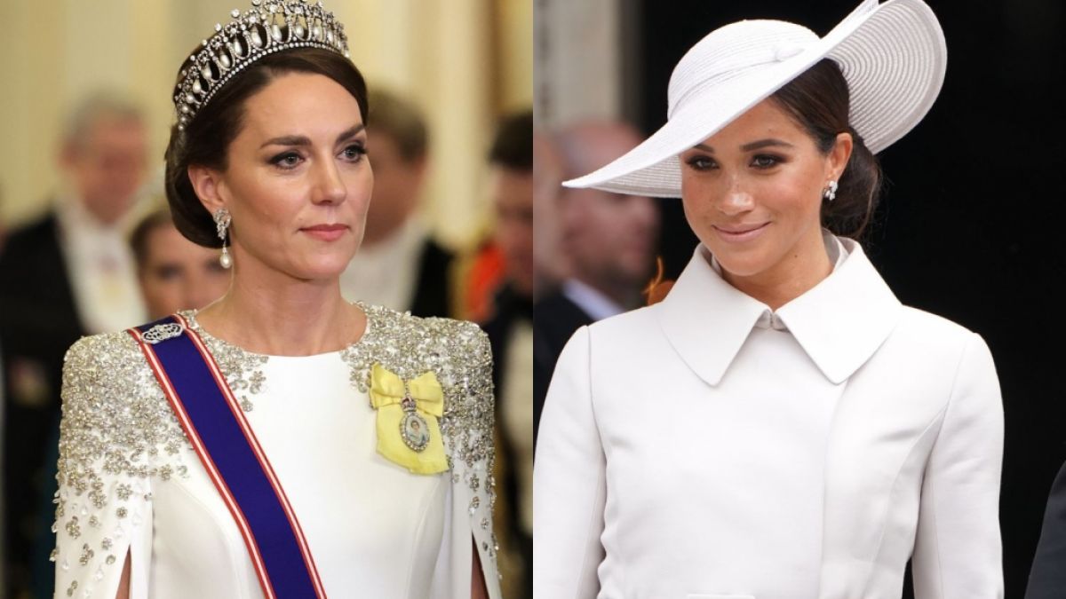 Für Prinzessin Kate und Meghan Markle fielen die Royals-News in dieser Woche durchwachsen aus. (Foto)