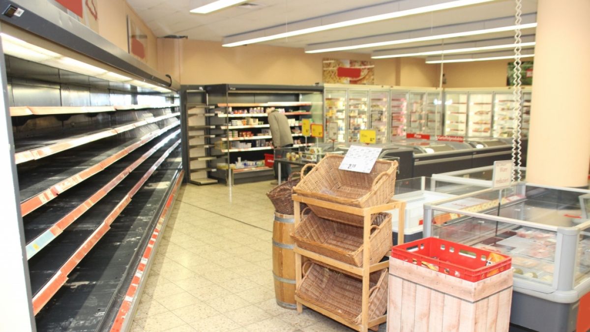 Drohen durch den Mega-Streik am Montag etwa leere Supermarkt-Regale? (Foto)