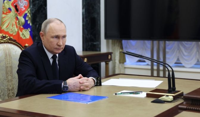 Wladimir Putin fassungslos