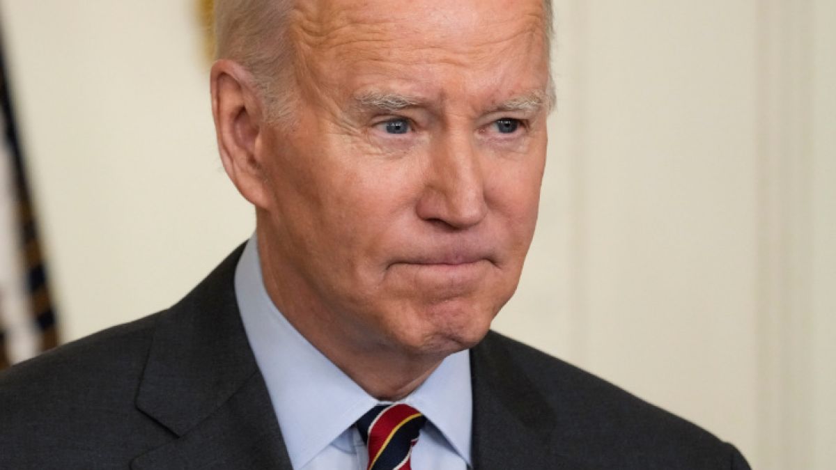 Joe Biden machte wieder einmal nicht die beste Figur. (Foto)