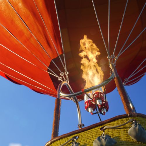 Heißluftballon geht in Flammen auf! Ehepaar verbrennt, Tochter stürzt zur Erde