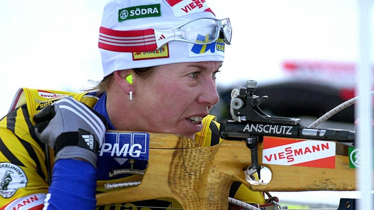 Die schwedische Biathletin Magdalena Forsberg beendete ihre sportliche Karriere 2022. (Foto)