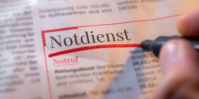 Notdienst heute im Altenburger Land