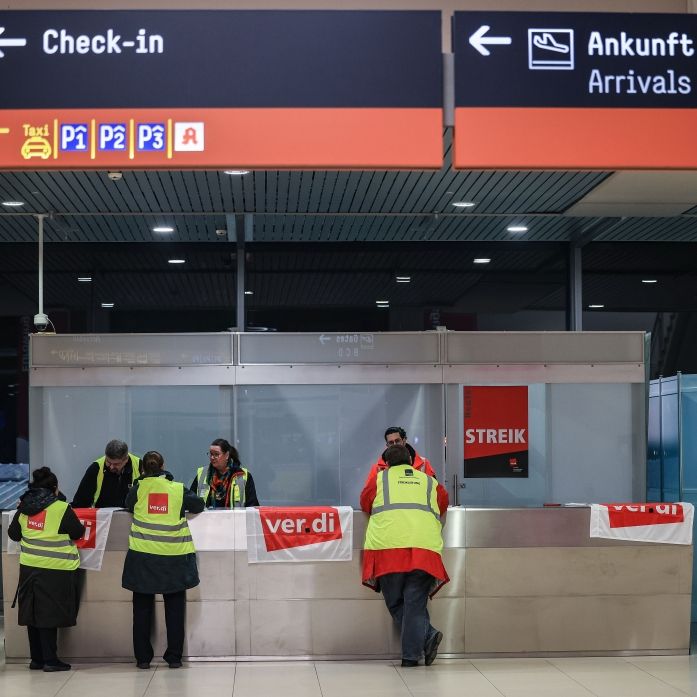 Zweiter Tag Warnstreiks an Flughäfen - Ausfälle nun auch in Stuttgart
