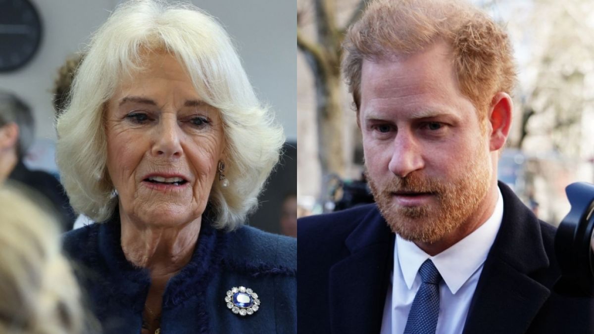 Auf ein Wiedersehen mit ihrem Stiefsohn Prinz Harry dürfte Königin Camilla keine sonderlich große Lust haben. (Foto)