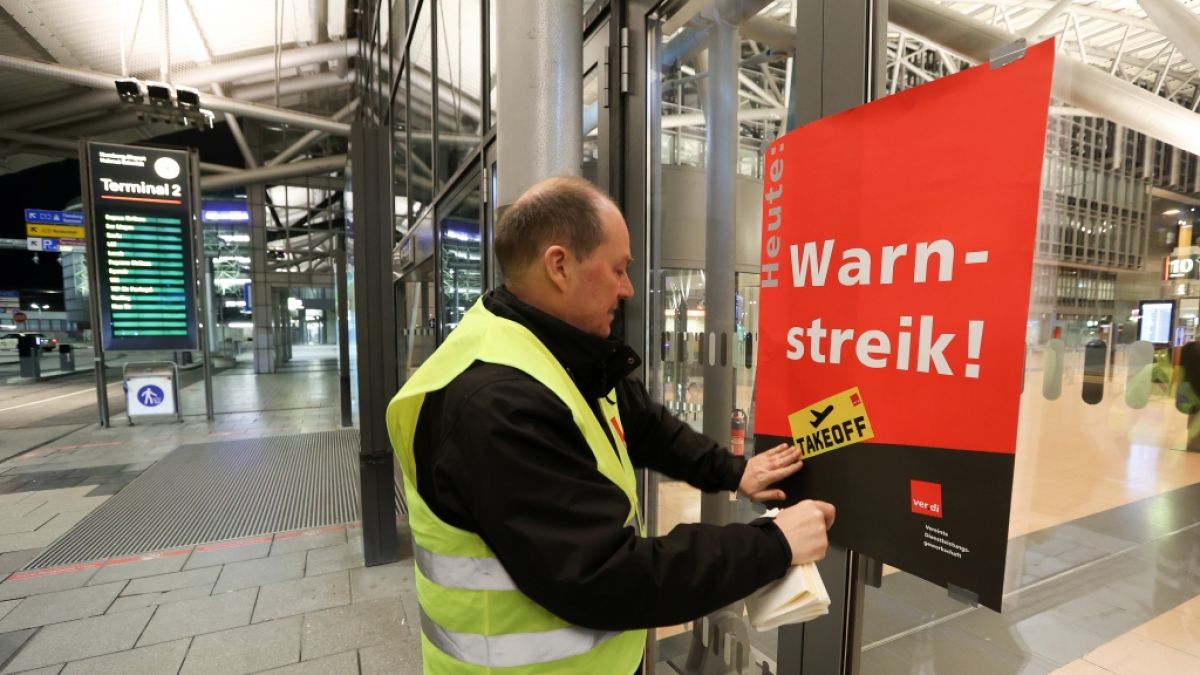 Warnstreiks legen am Freitag Deutschland lahm. (Foto)